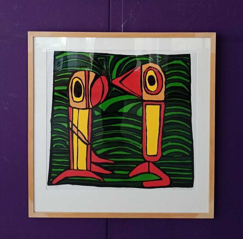 Pinguïns in oerwoud