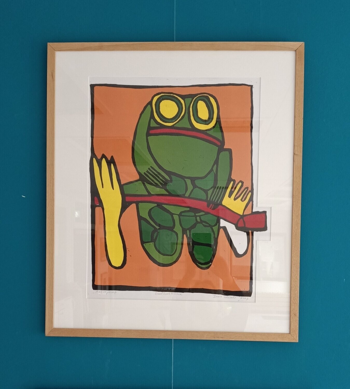 Geelvoet kikker