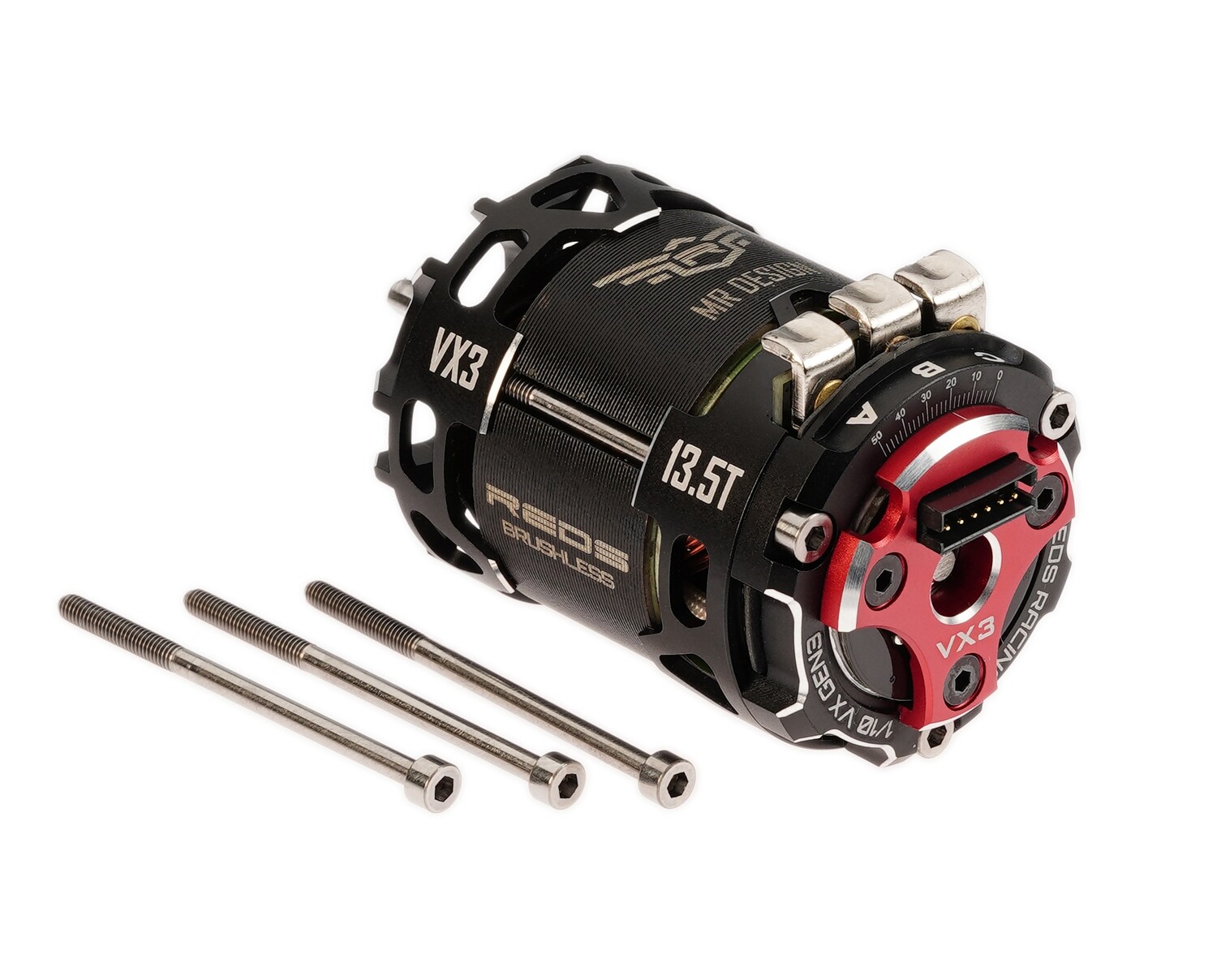 BRUSHLESS MOTOR REDS VX3 540 13.5T 2 POLE SENSORED HIGH TORQUE FACTORY SELECTED