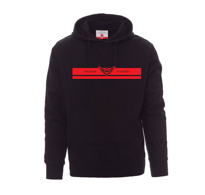 SWEATSHIRT REDS BLACK/RED &quot;5th COLLECTION&quot; M, L, XL, XXL, XXXL