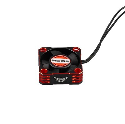 FAN COOLING REDS ESC 30X30X10 mm ALU HIGH SPEED, 180 mm lead, servo connector