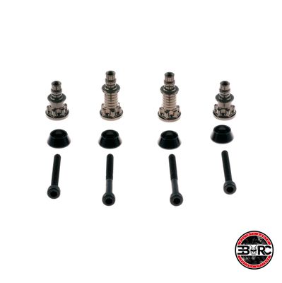 Hard Coated 7075-T6 Alum. Front / Rear Shock Standoffs and Washer for SWORKZ S35 Line, EBRC