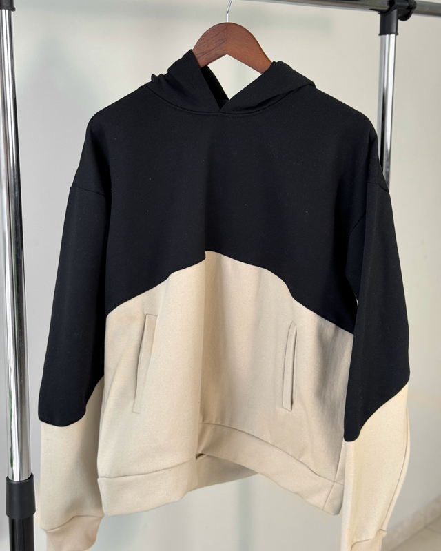 Black Split Hoodie