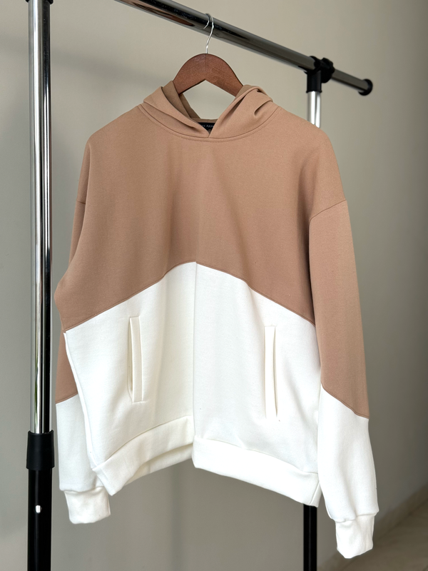 Latte Split Hoodie