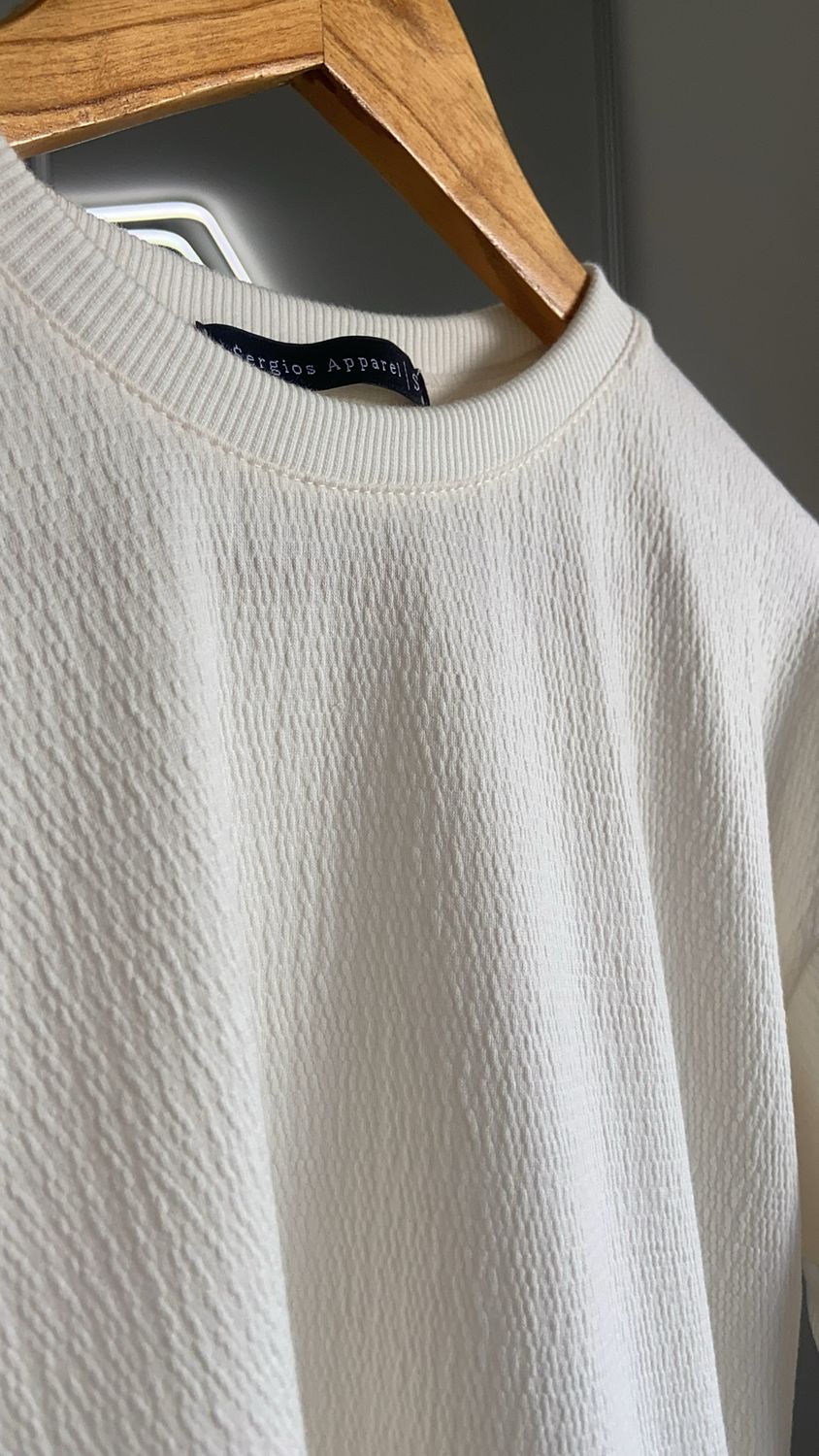 Cream Fussy Lines
