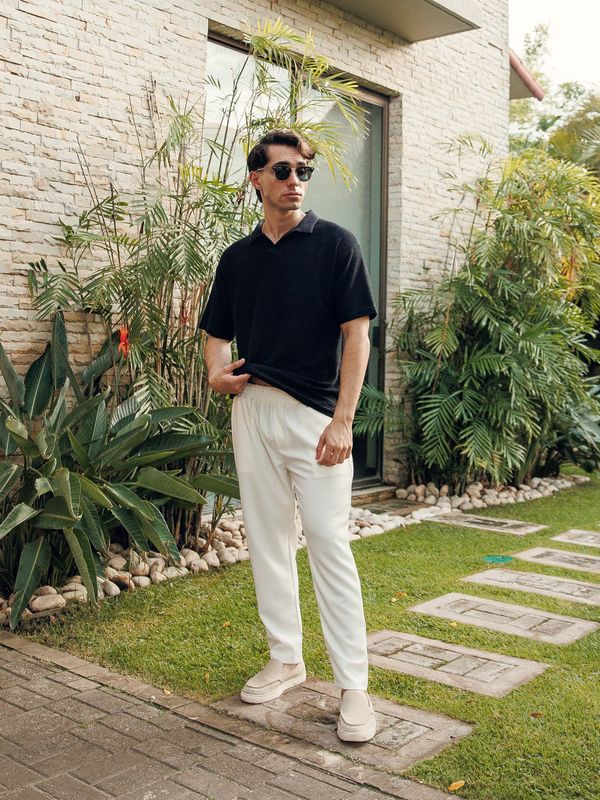 Cream Pants