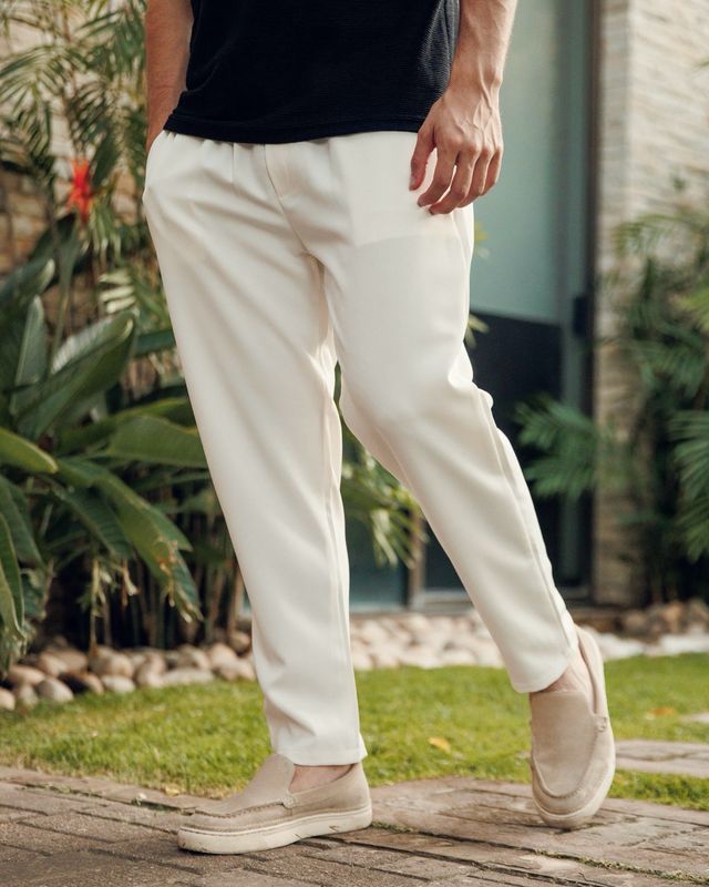 Cream Pants