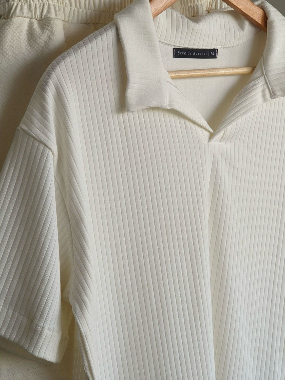 Cream Lines Polo