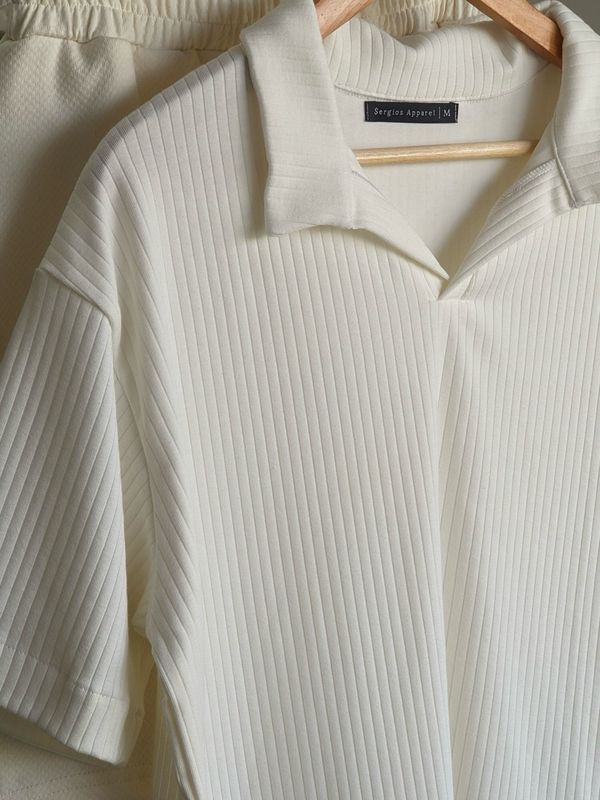 Cream Lines Polo