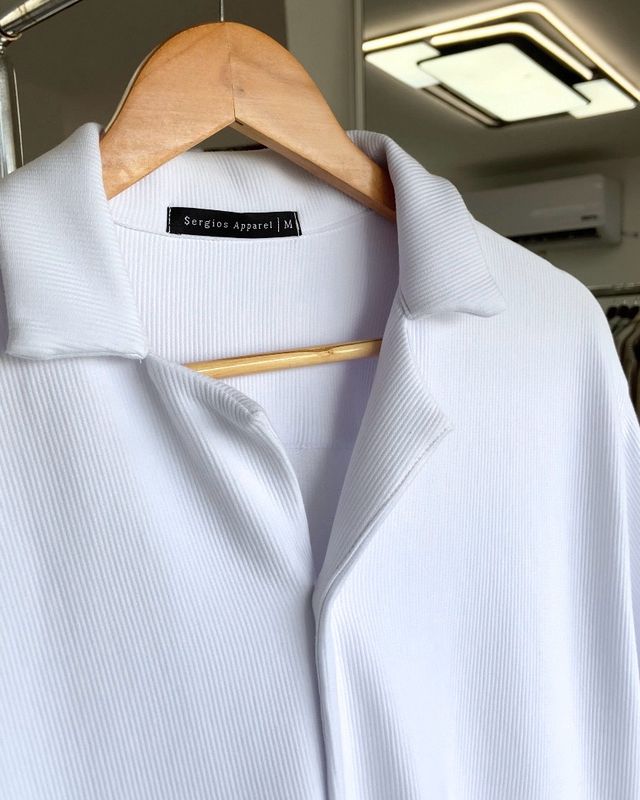 White Fine Lines Shirt