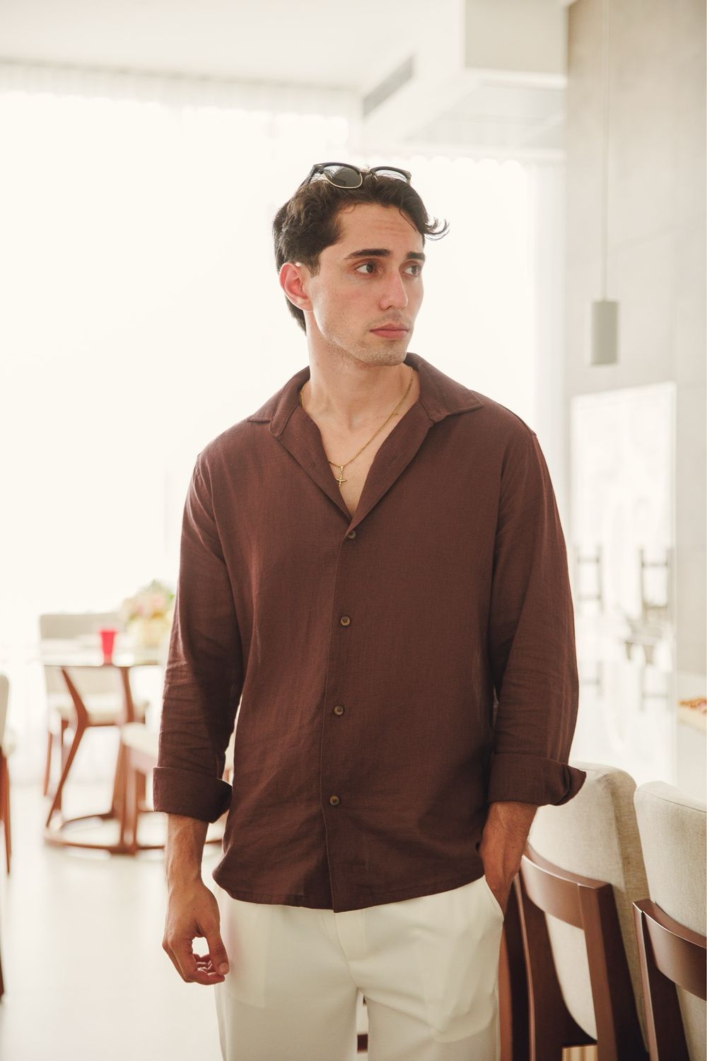 Mocca Lino Shirt