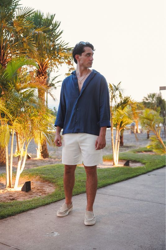 Ocean Lino Shirt