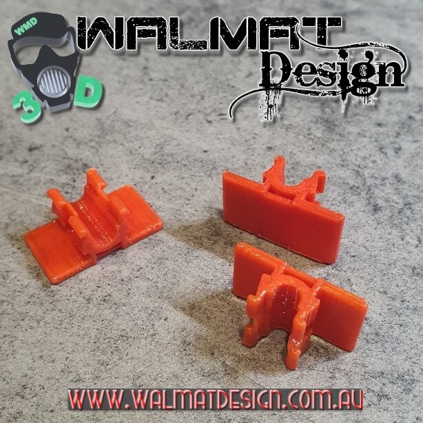 thumbnail image 2 of Holden Commodore Door Lock Knob Retainer Clips – Red, X2, Plastic, VN VP VG VQ VR VS 2 of 2