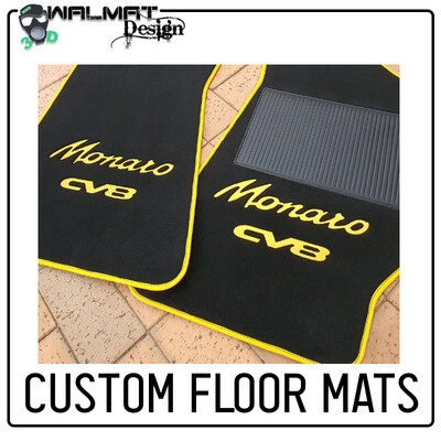 Custom floor mats