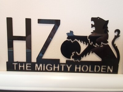 HZ - The Mighty Holden - 3D Printed sign