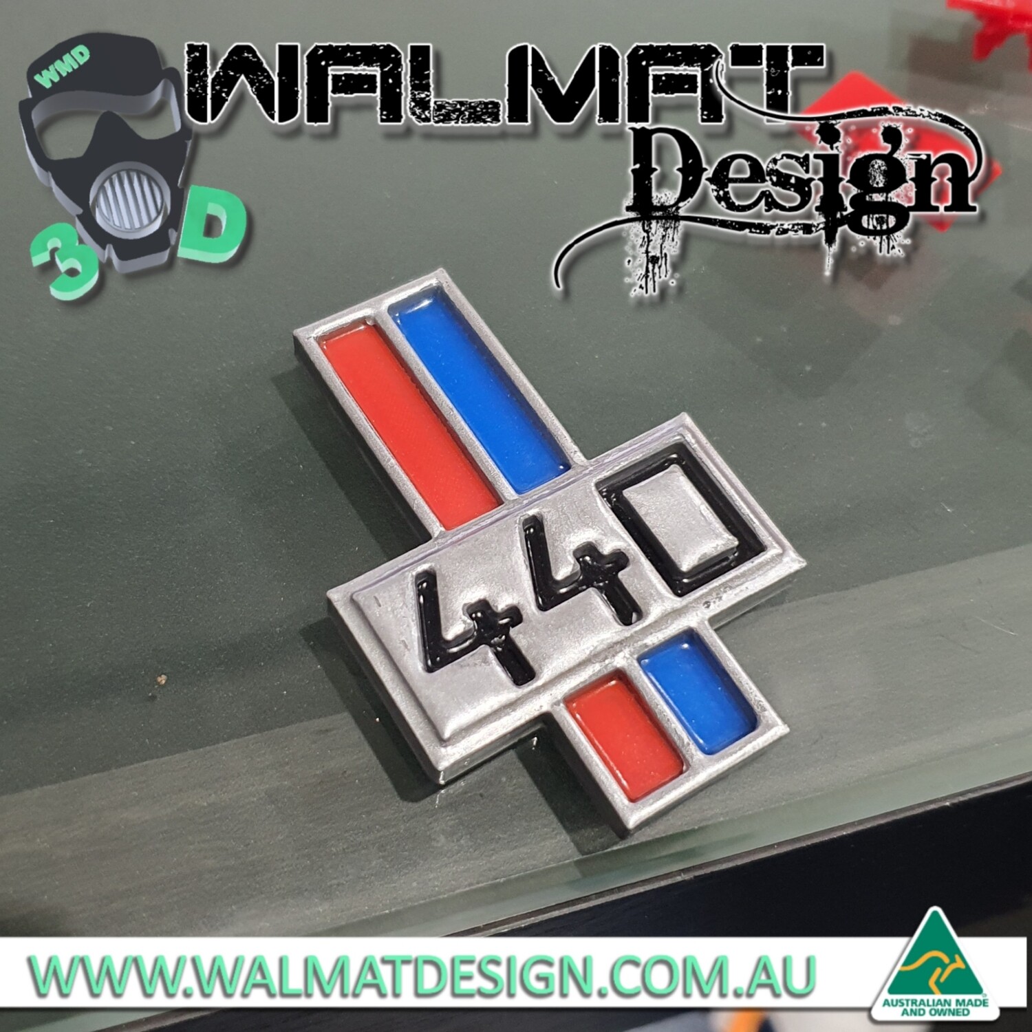 Holden HK HT HG Custom badge replacement - side marker and bootlid badge x 3