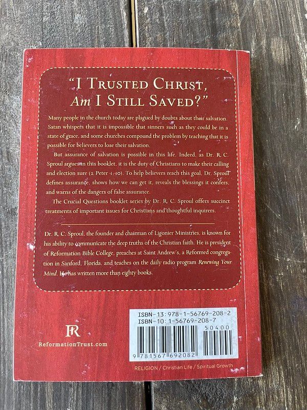 Can I be Sure I'm Saved?