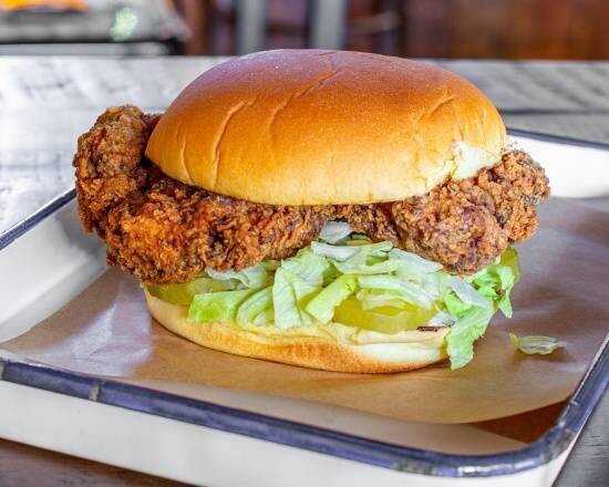 Southern-Fried Chicken Burger