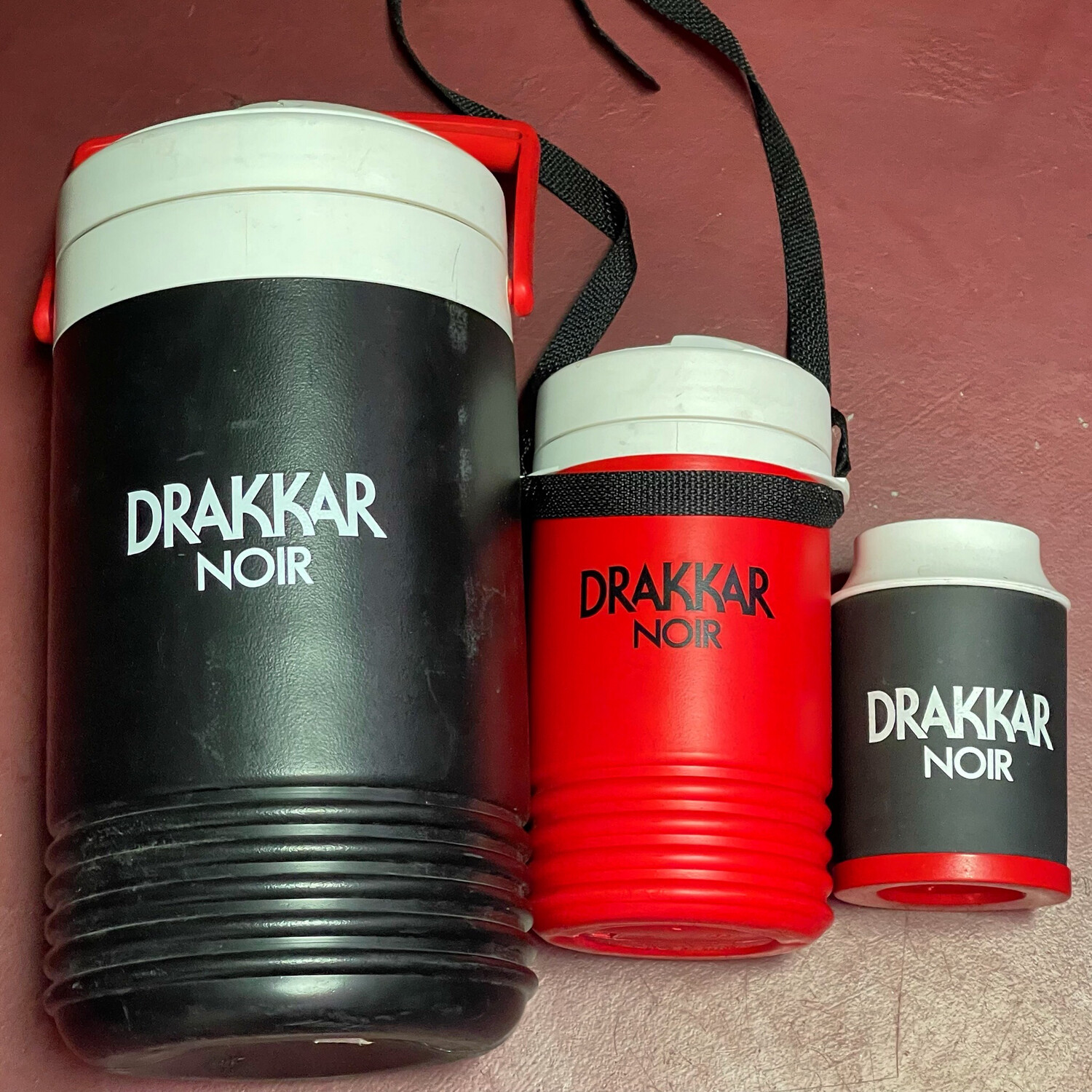 Drakkar Noir 1980s Coleman Water Bottels