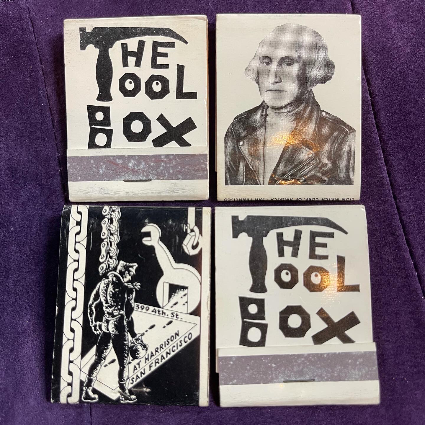 Vintage 1960s Matches From Famous Gay Bar The Tool Box!