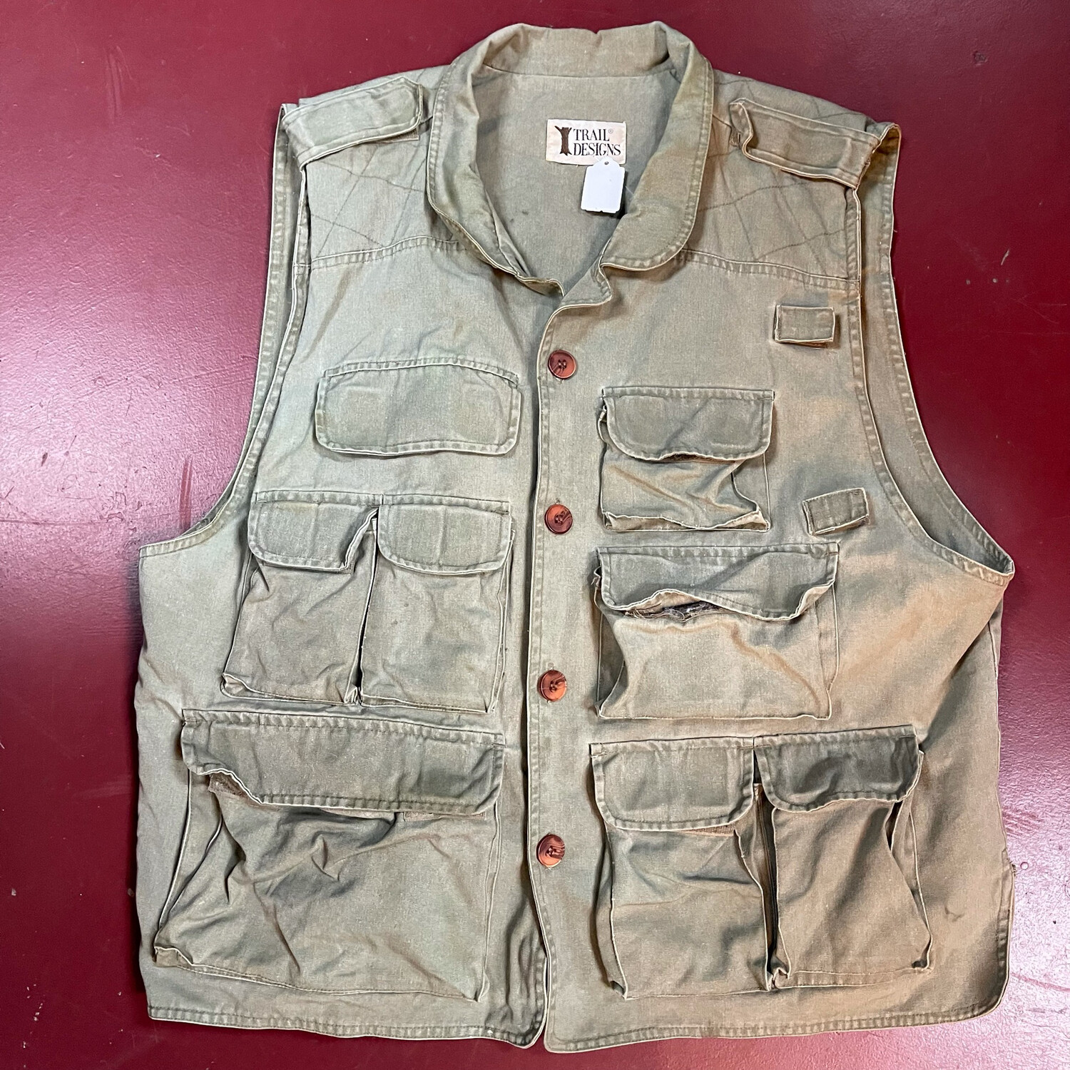 Vintage 1980s Reversible Fisherman’s Vest