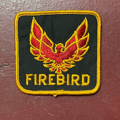 1970s Pontiac Firebird Patch. Free Shipping