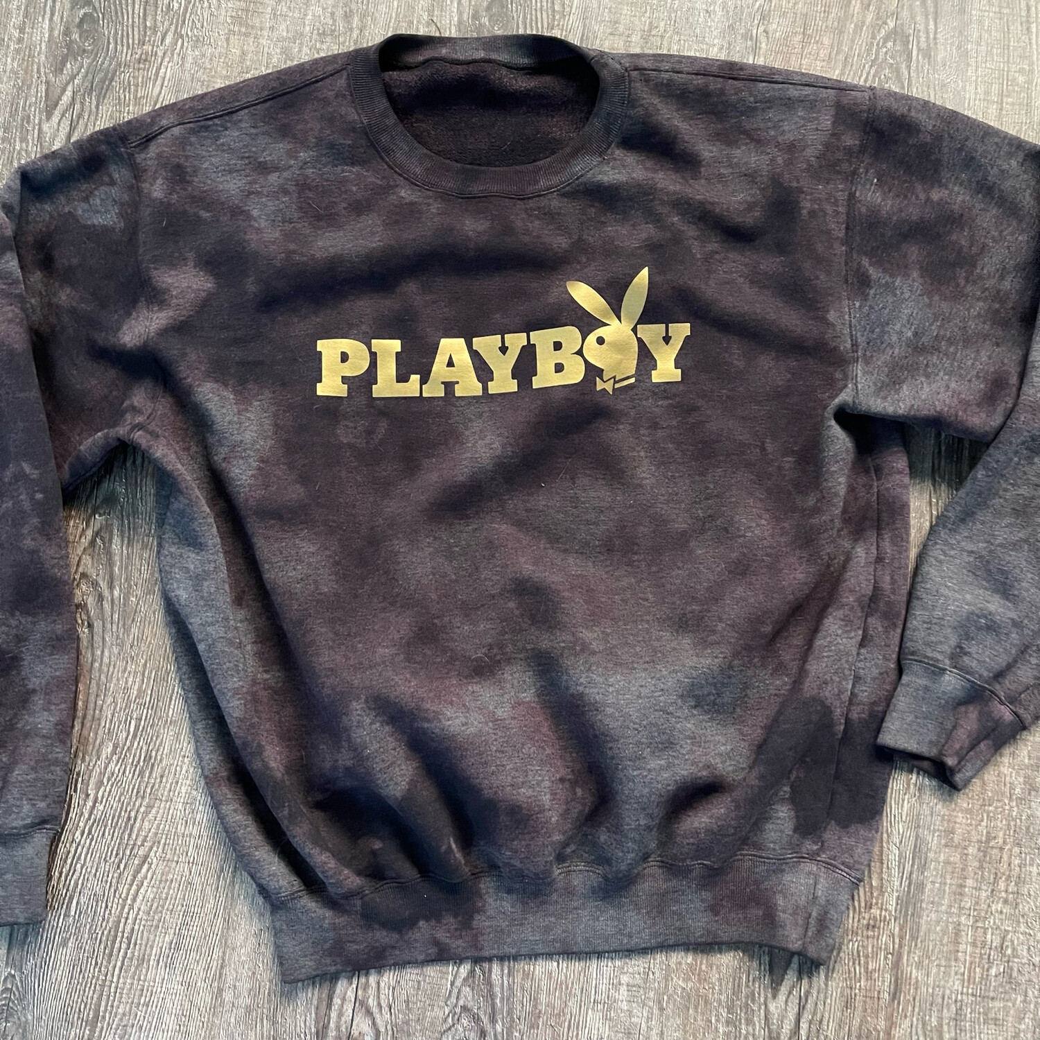 Playboy tie dye Crewneck Sweatshirt Large