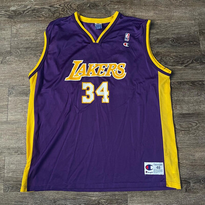 Vintage Champion Shaquille O’Neil Los Angeles Lakers Jersey