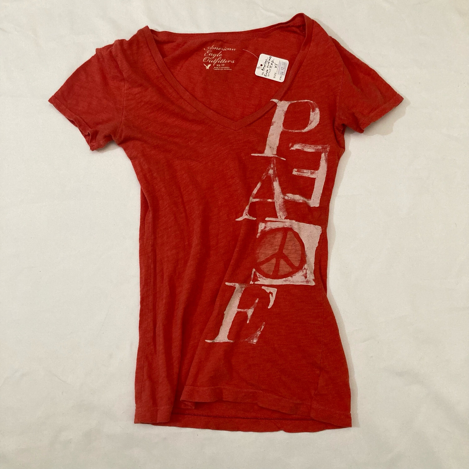 American Eagle Outfitters Red Shirt