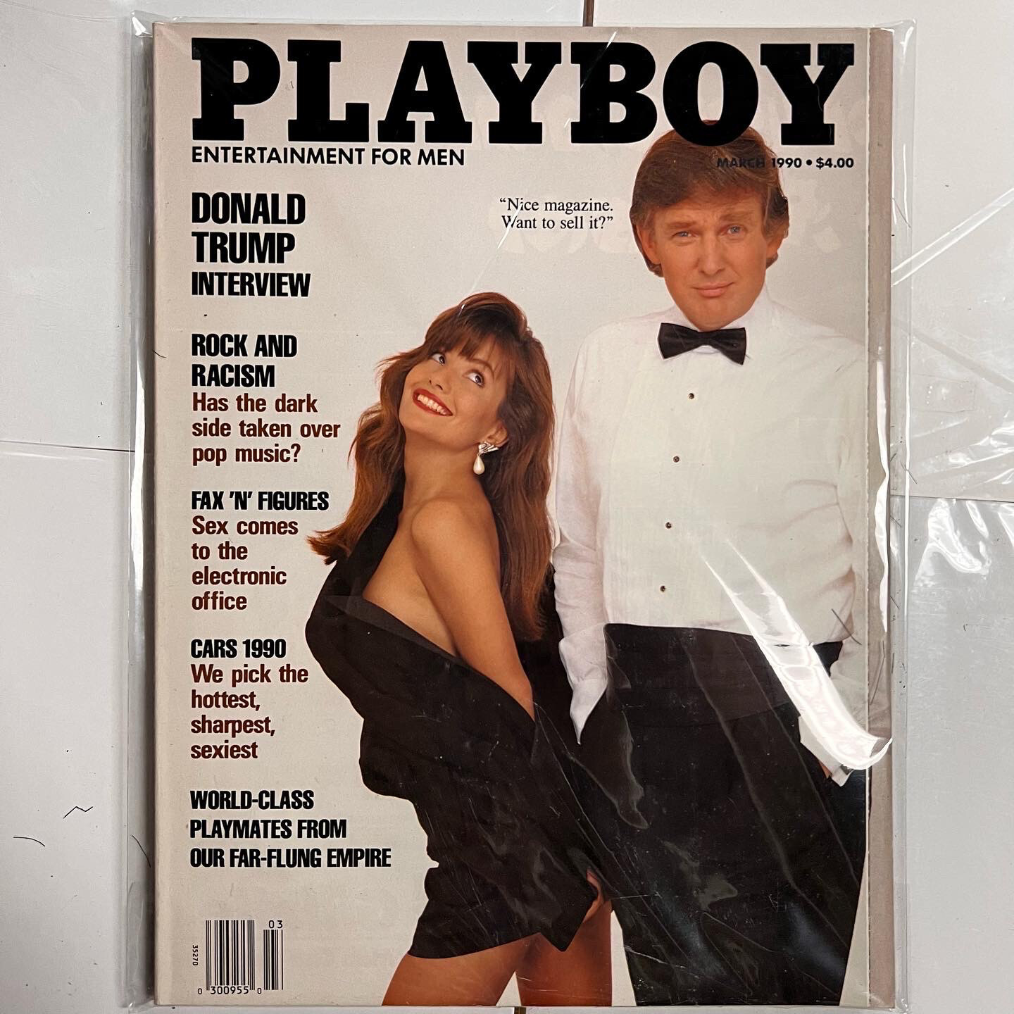 Playboy Magazine March 1990 Donald Trump Interview