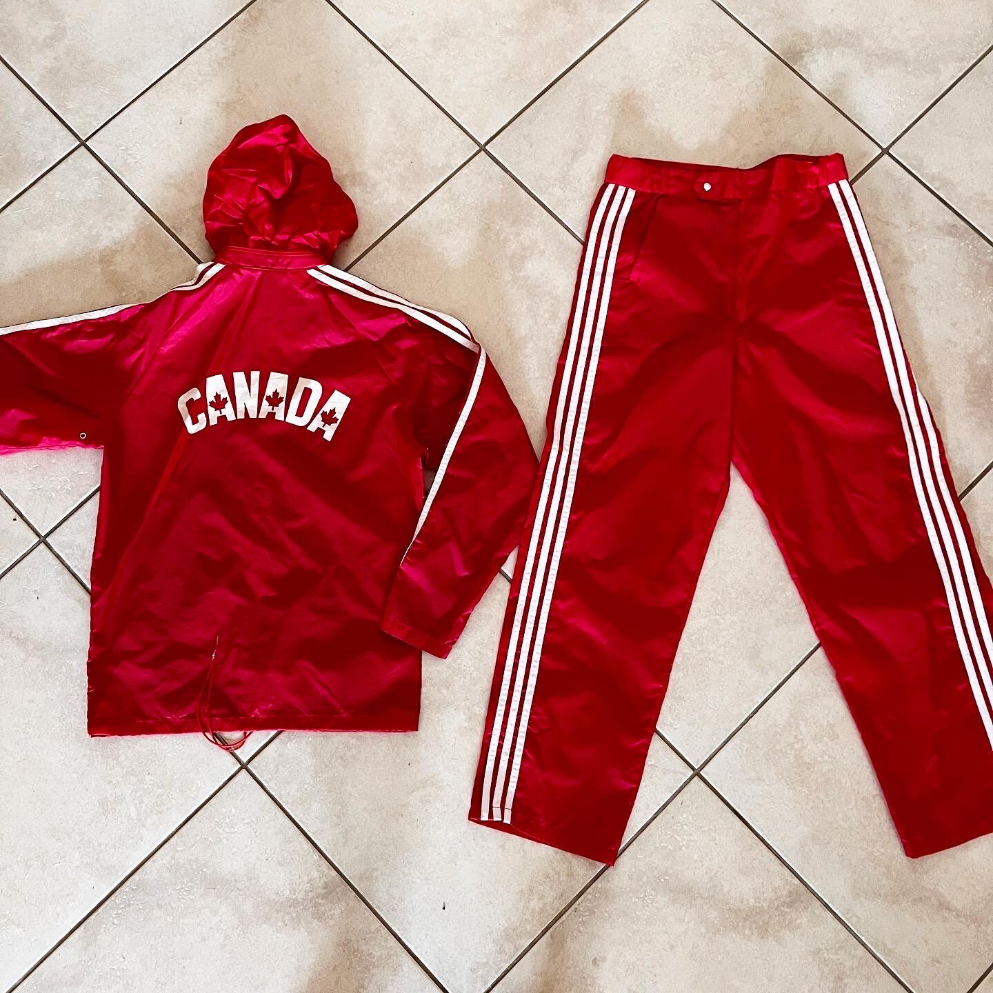 Vintage adidas Canada Olympic Team Track Suit