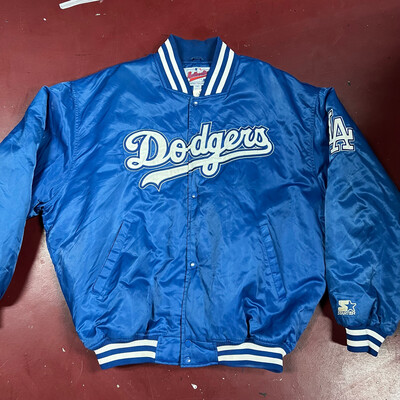 Vintage Los Angeles Dodgers Starter Puffer Jacket. Free Shipping