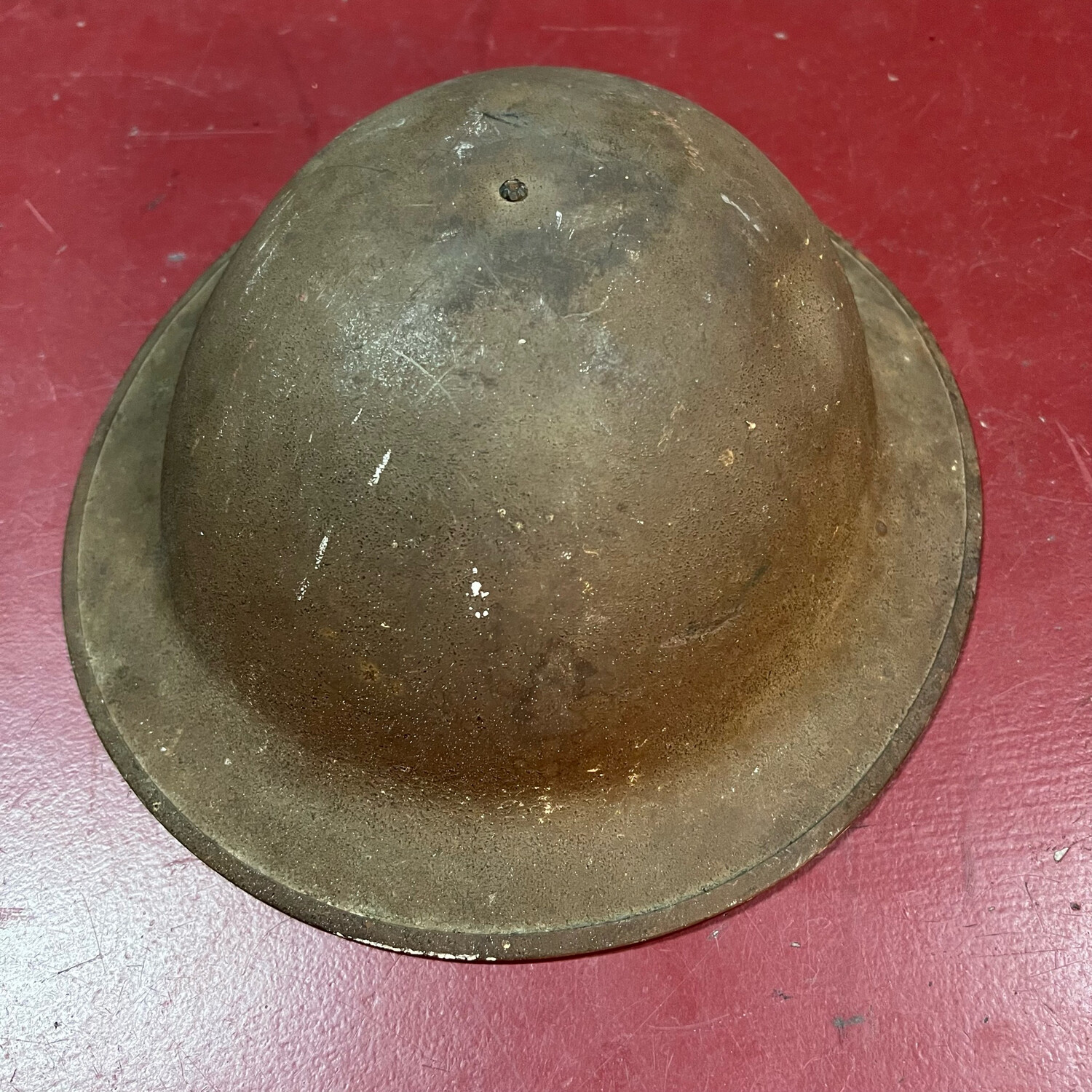 Antique World War 1 Soldiers Helmet. Free Shipping