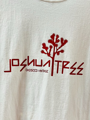 Joshua Tree Red In White T-shirt.