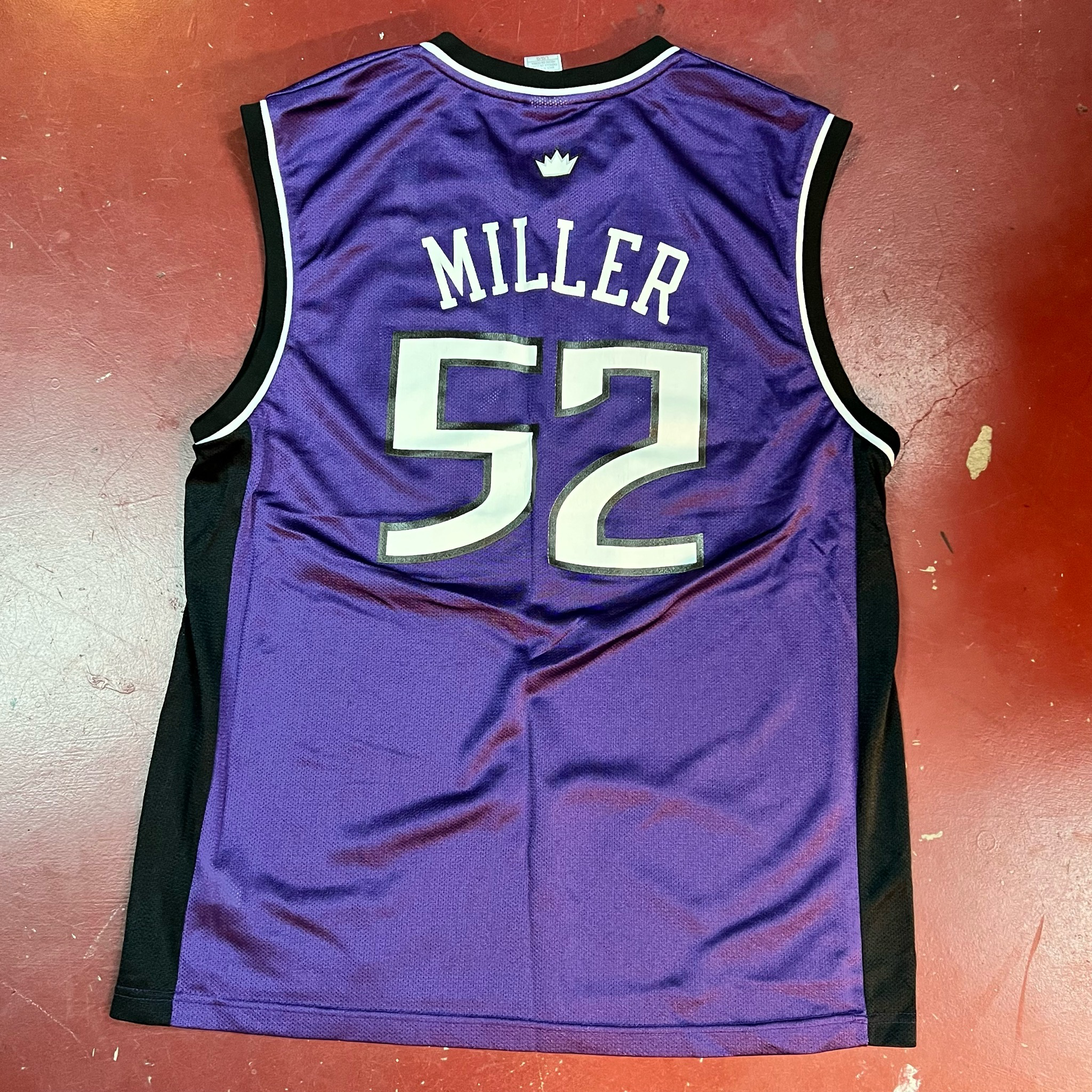 Reebok, Shirts, Authentic Nba Sacramento Kings Brad Miller Sewn Basketball  Jersey By Reebok