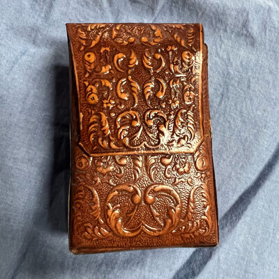 Vintage 1970S Hand Tooled Leather Case
