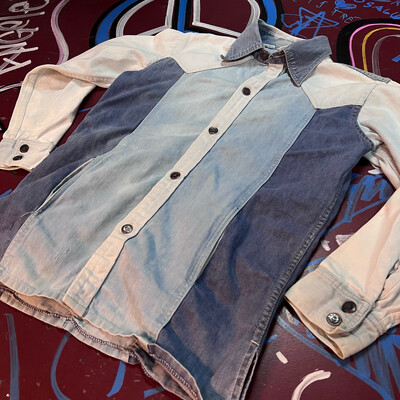 1970s Denim multi tone jacket