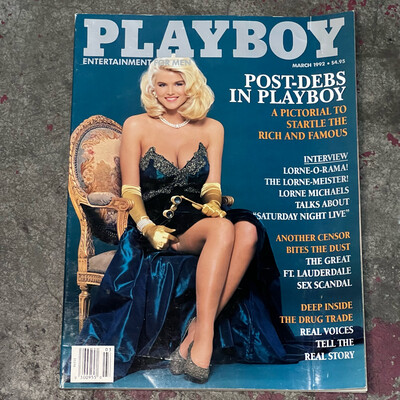 PB Magazine March 1992 Anna Nicole Smith Cover