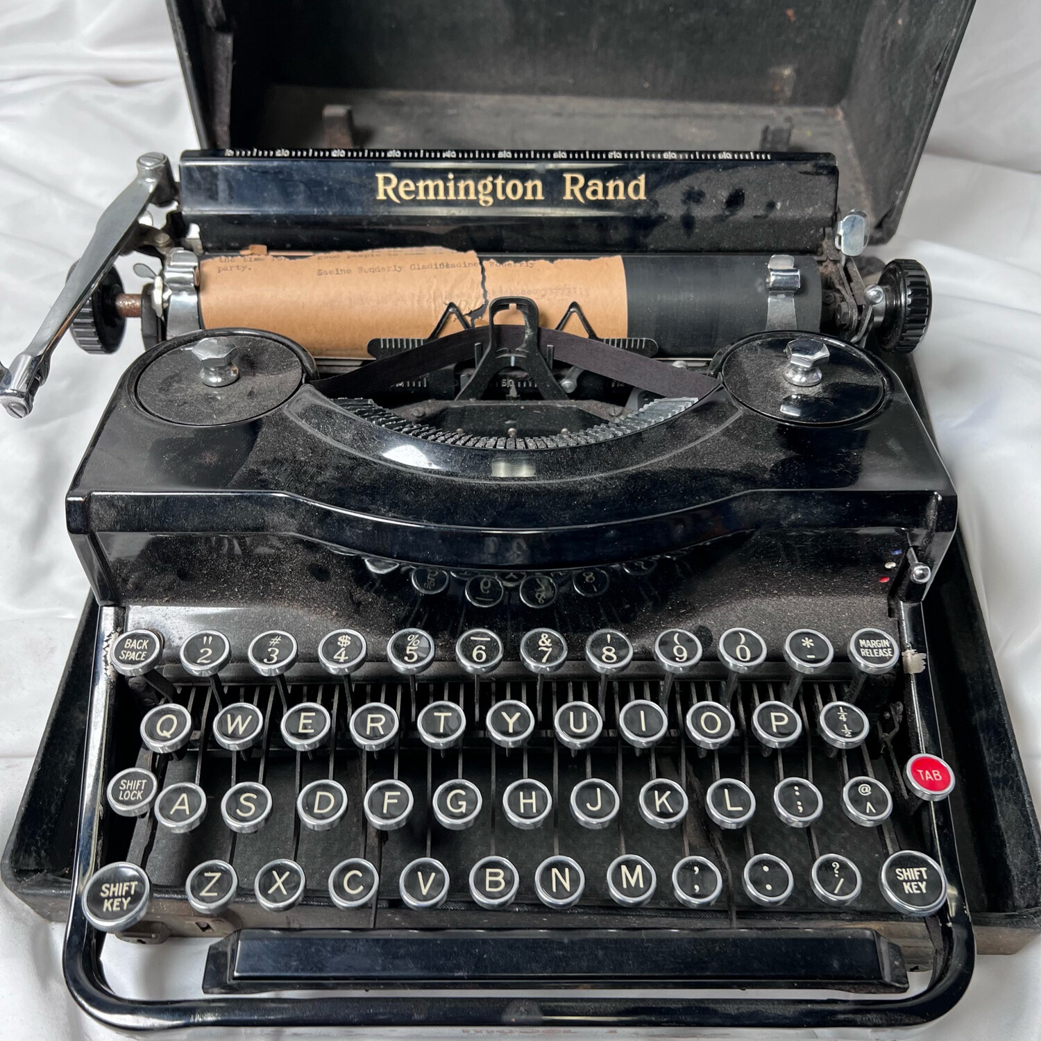 1923 Remington Rand Model 1 Portable Typewriter