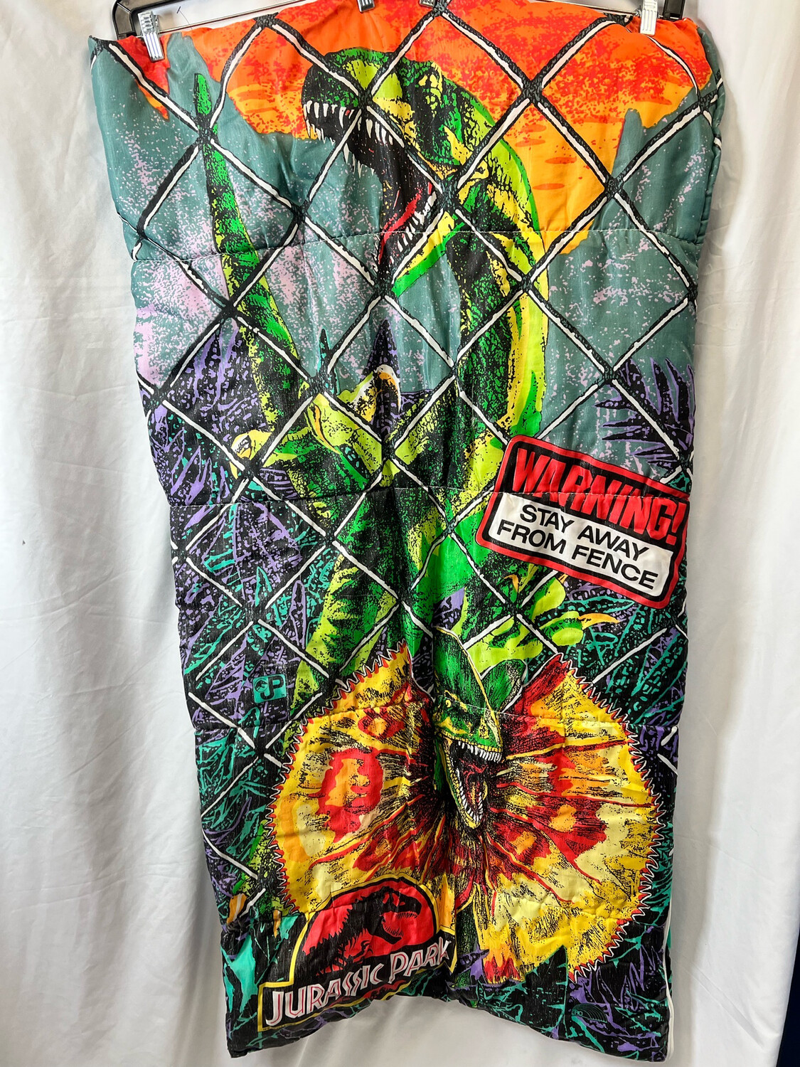 Jurassic park top sleeping bag