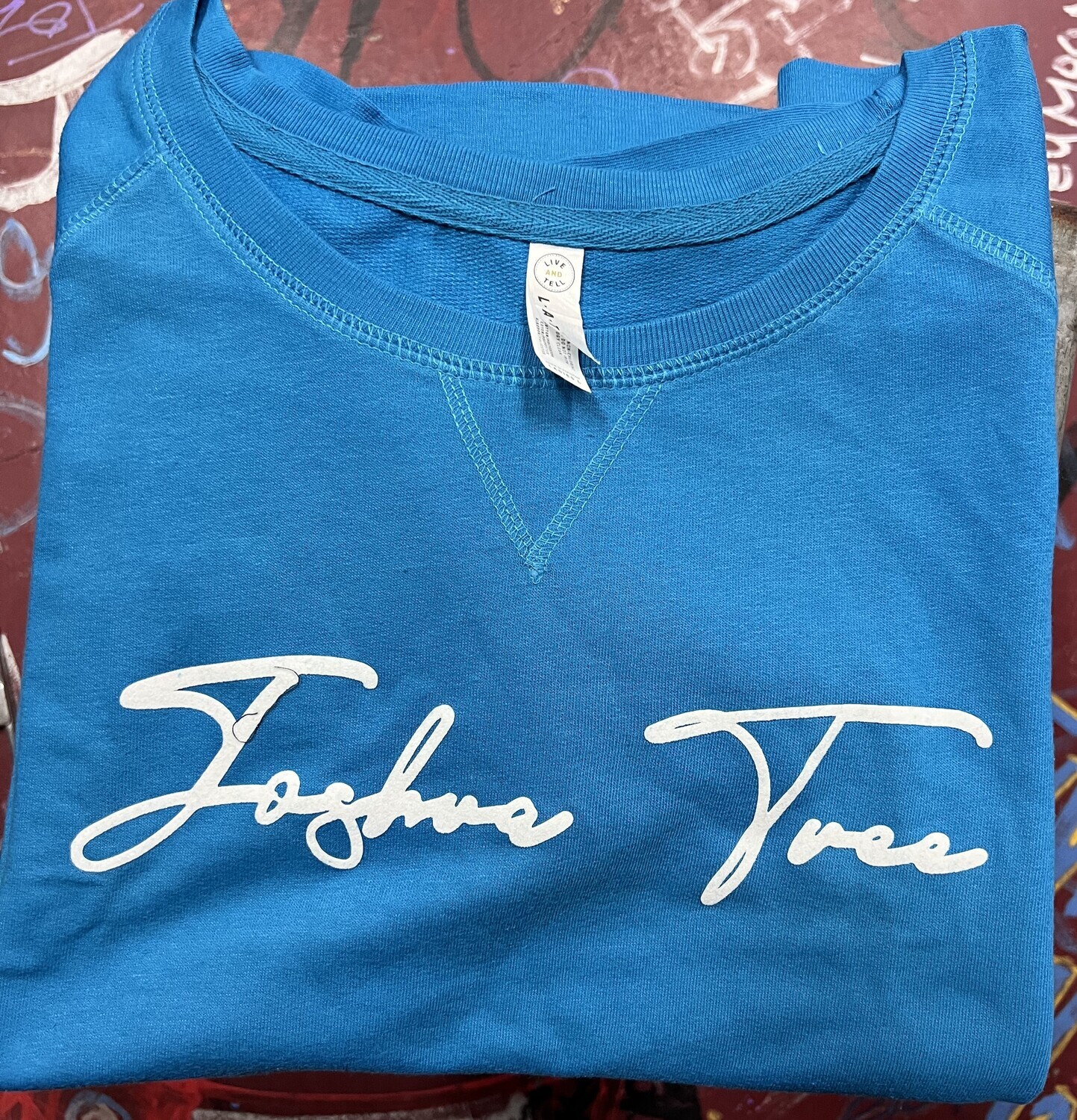 Luxury Joshua Tree wide neck sweatshirt 