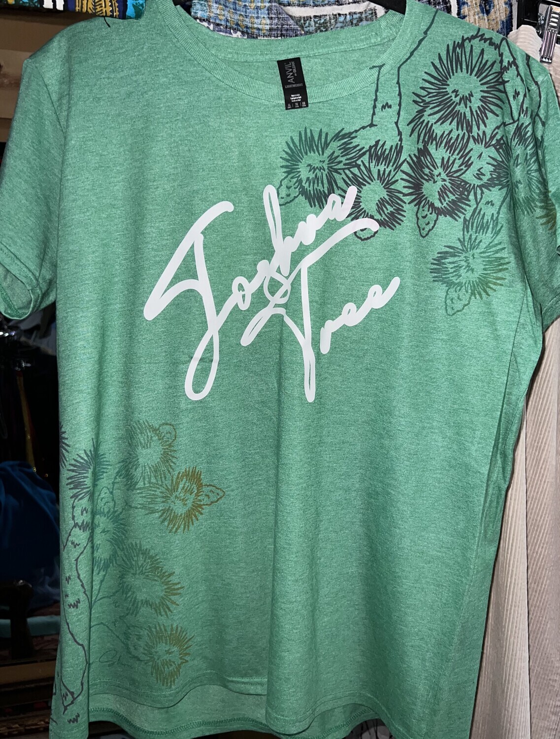 Adult Mint Green with Prints Joshua Tree T-shirt