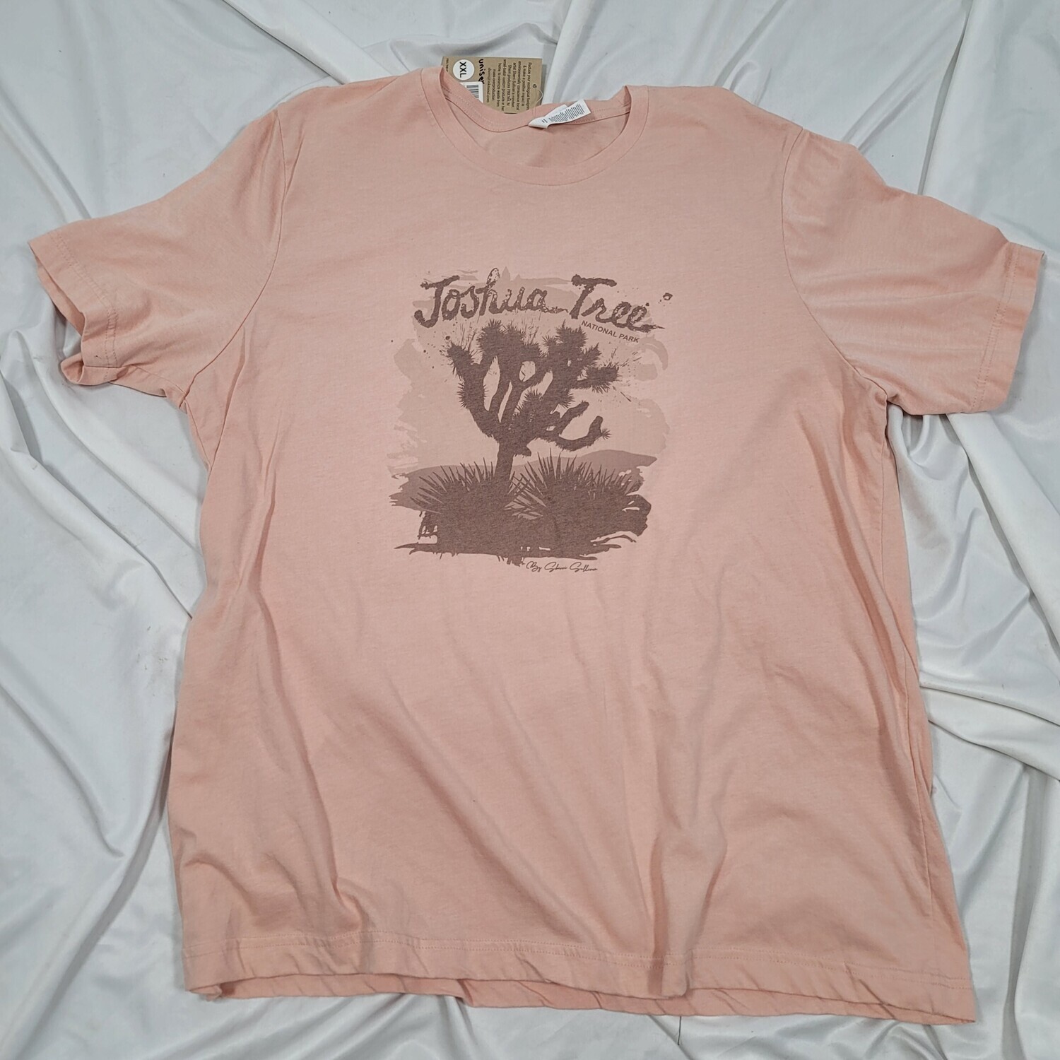 New Joshua Tree Peach Adult T-shirt