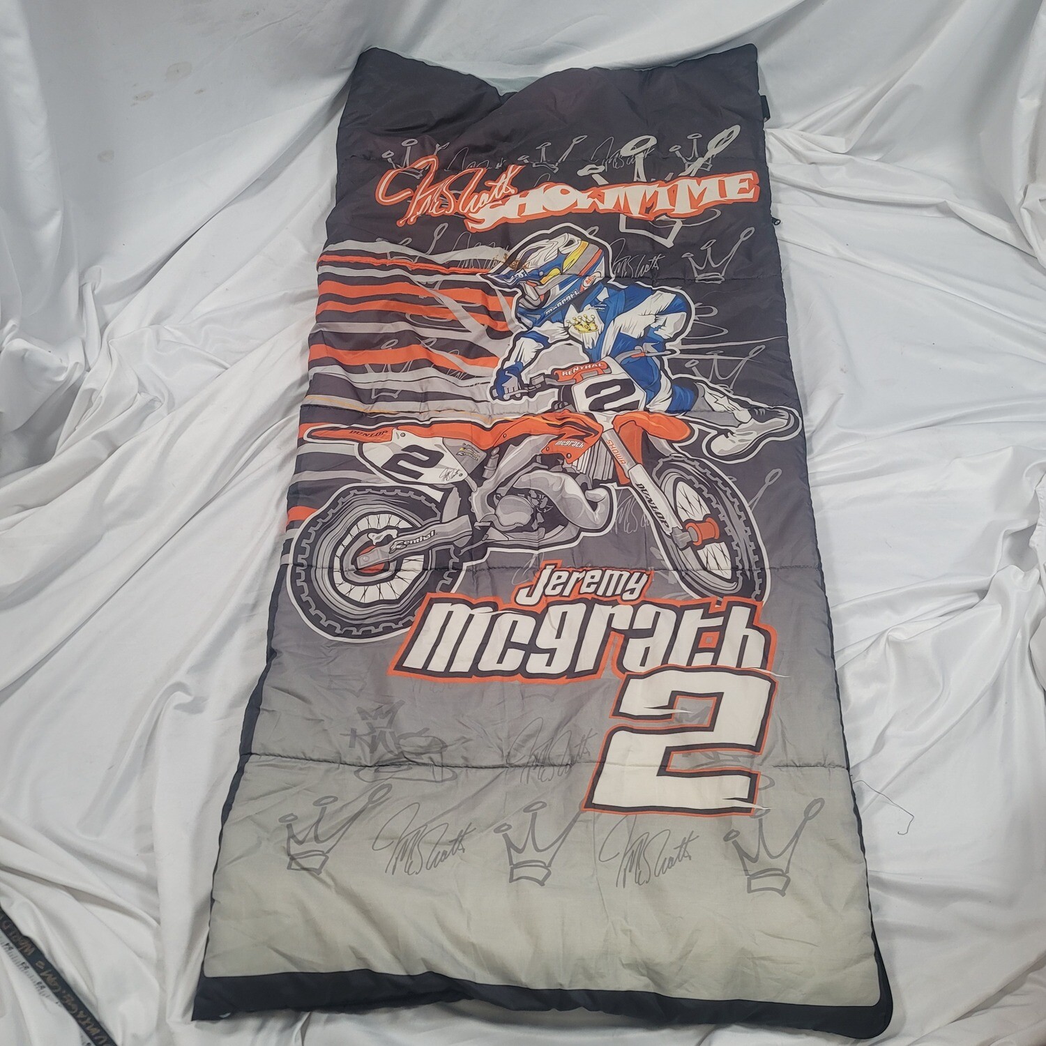 Vintage Kids Sleeping Bag of Motocross Champion Jeremy McGrath [2006]