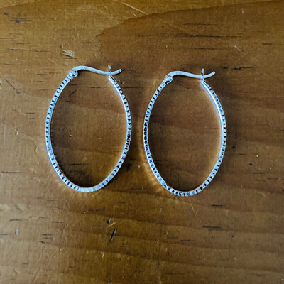 Toulouse Sterling Silver Hoops