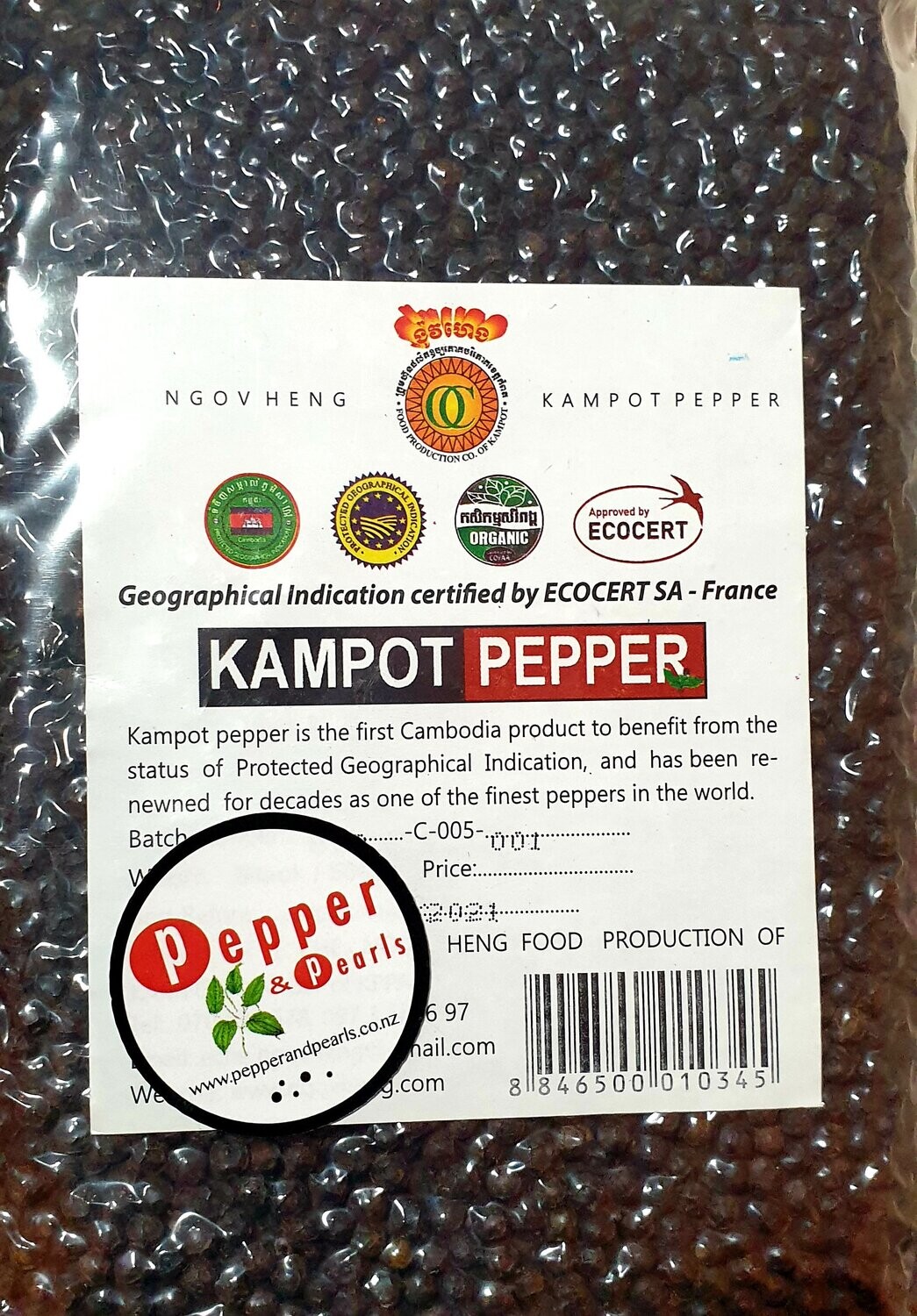 Whole Pepper corns 500gms -Black 