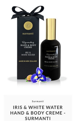 Iris &amp; White Water Hand Cream