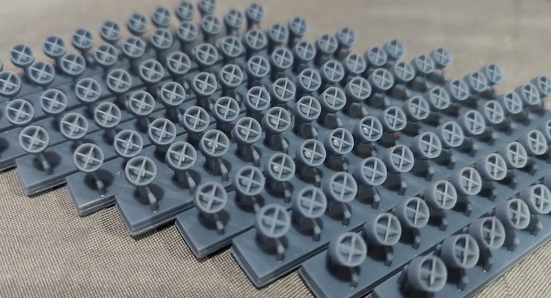 1/48 Carrier Deck 4-point Tie Down Set - Small (72)