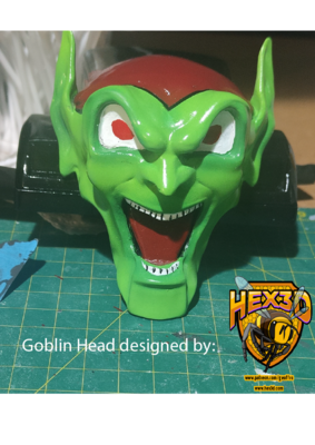 Maximum Overdrive Green Goblin Head  1/14 Scale