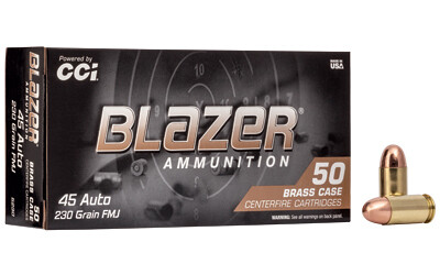 CCI Blazer 230 Gr .45acp (1000 round case)
